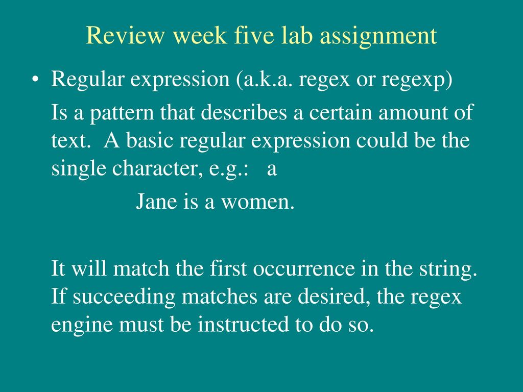 Week six agenda announcements link of the week ppt download