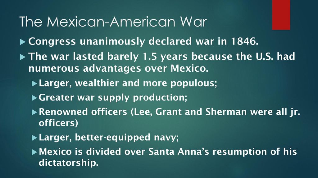 Texas and the Mexican-American War - ppt download