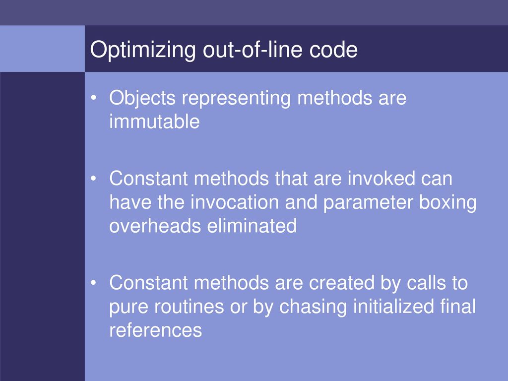 Approaches to Reflective Method Invocation - ppt download