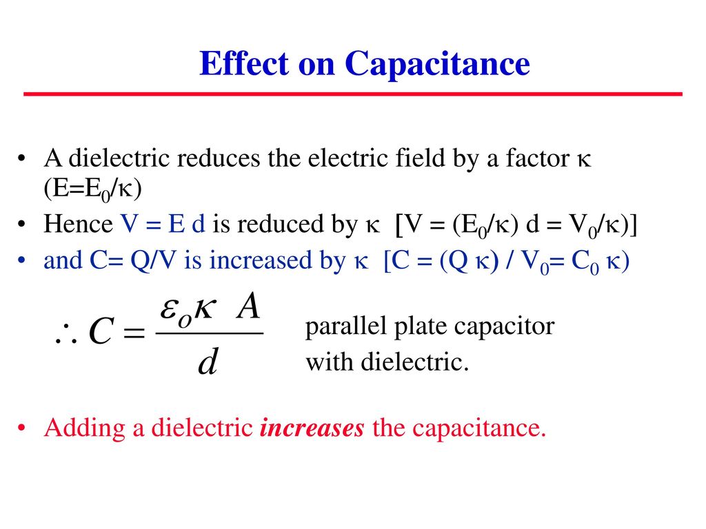 Electrostatic Energy And Capacitance Ppt Download