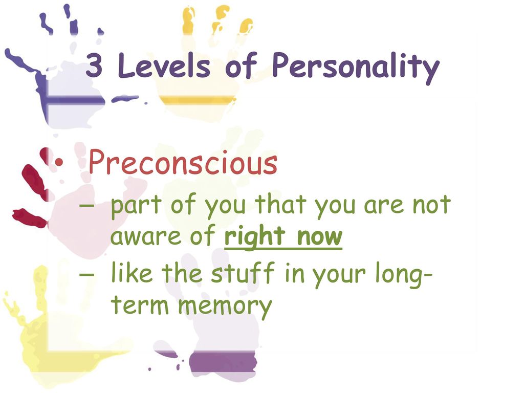 Freud’s Theory of Personality - ppt download