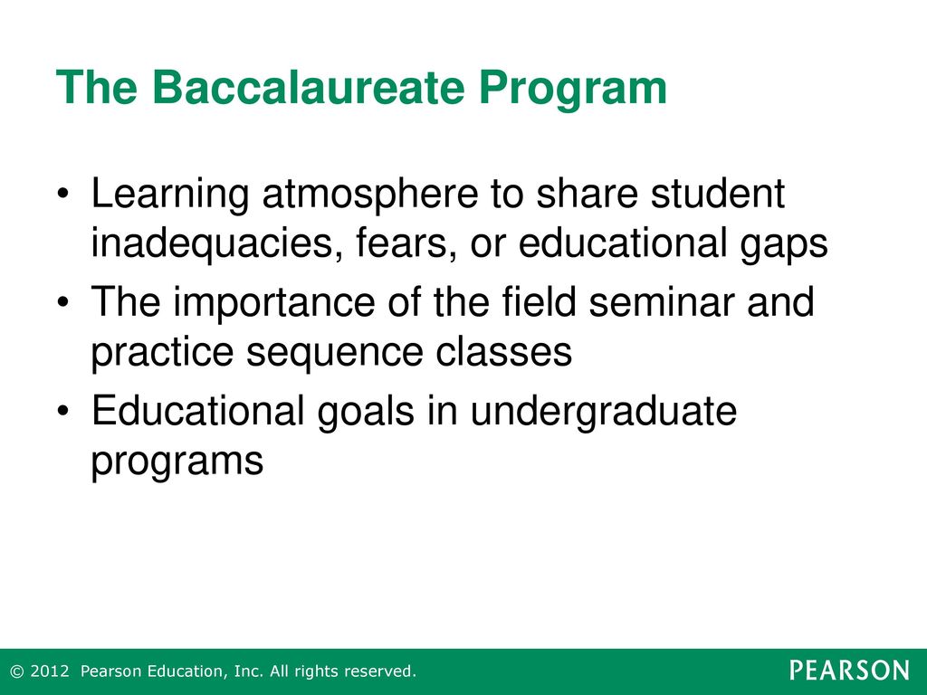 Educational Concept Meaning Post Baccalaureate Programs With
