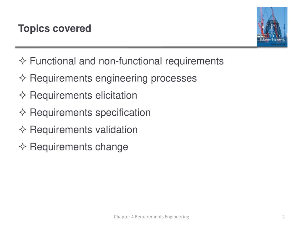 Chapter 4 – Requirements Engineering - Ppt Download