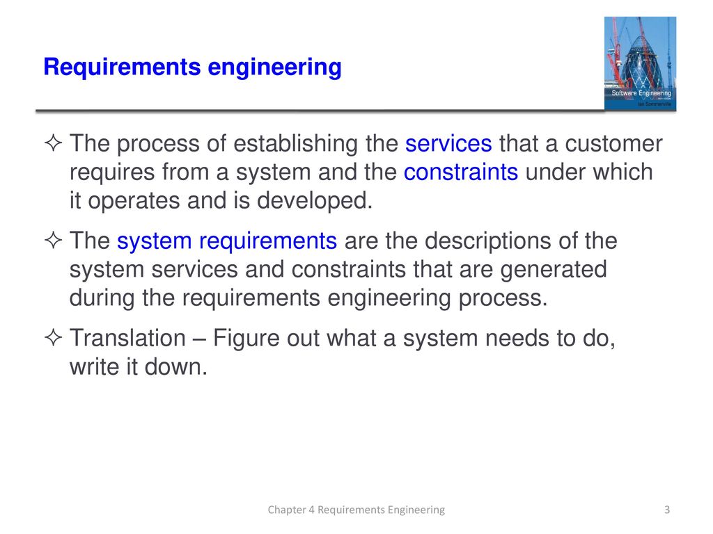 Chapter 4 – Requirements Engineering - Ppt Download