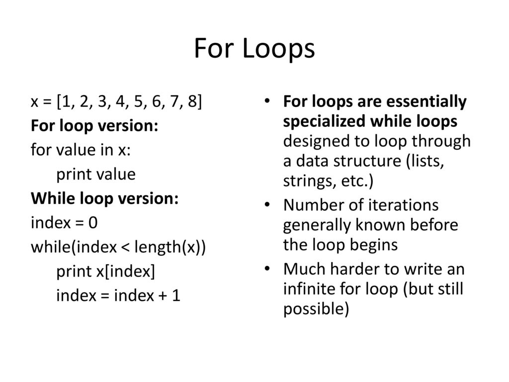 Complex Data Types and Flow Control - ppt download