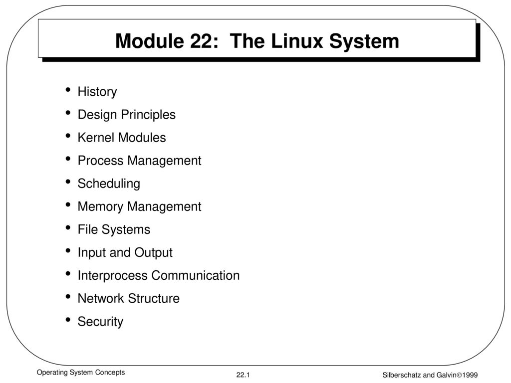 Module 22: The Linux System - ppt download