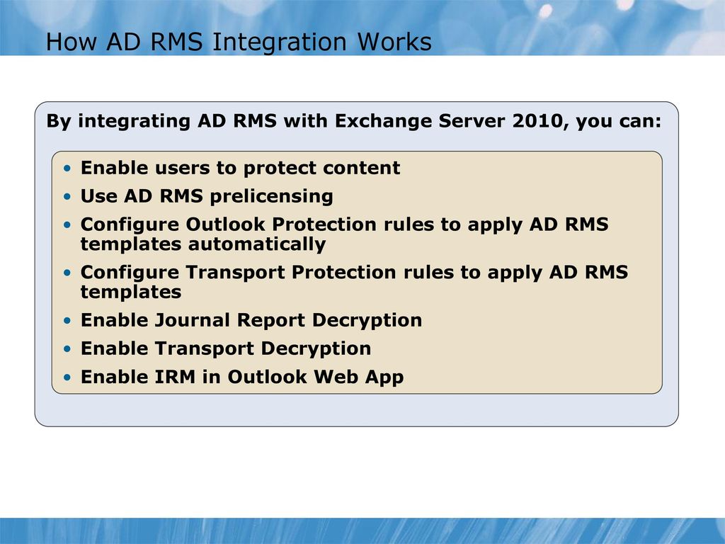 Configuring Messaging Policy and Compliance - ppt download