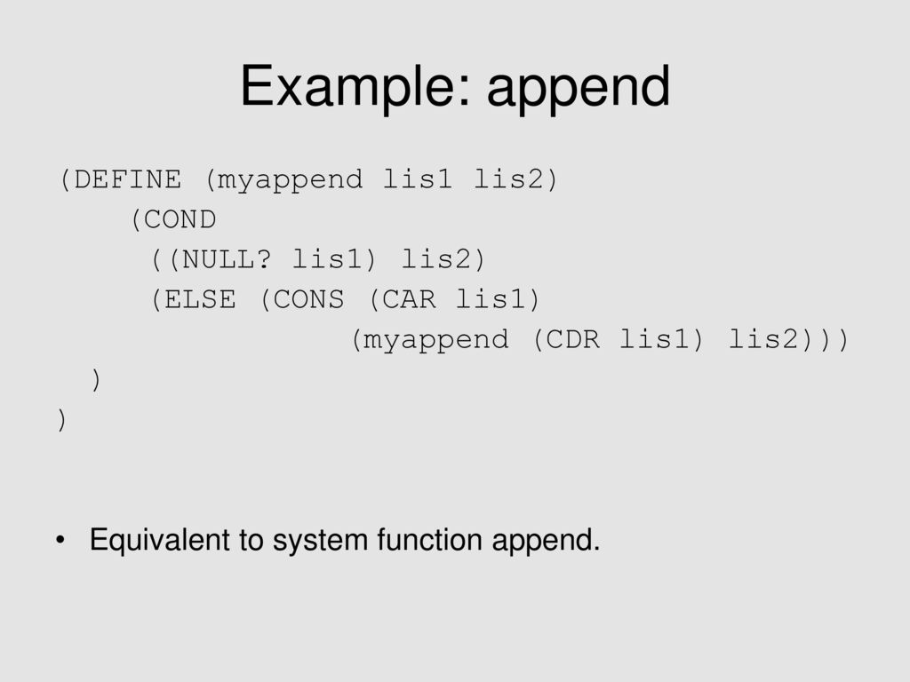Chapter 15 – Functional Programming Languages - ppt download