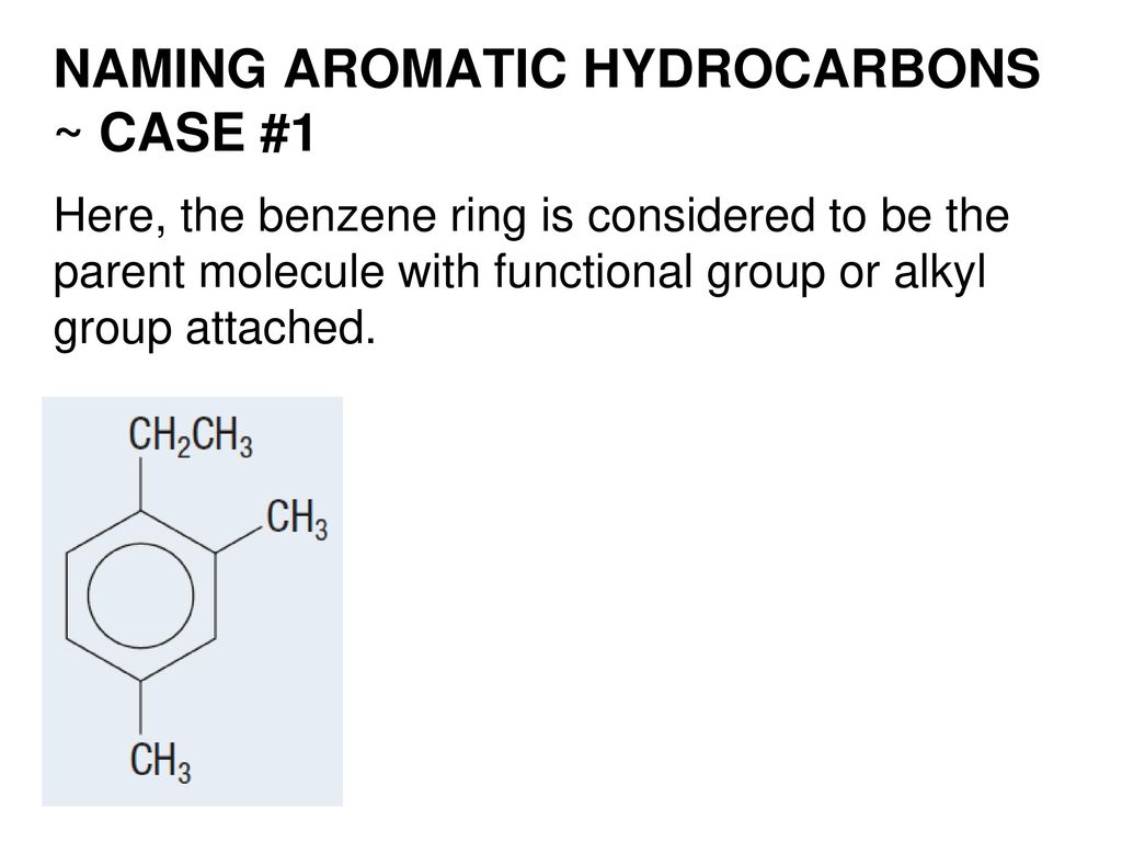 list of aromatic hydrocarbons