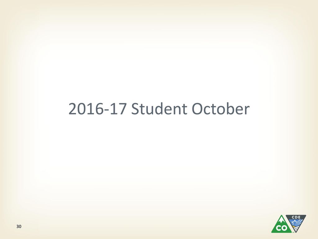 Student October 30