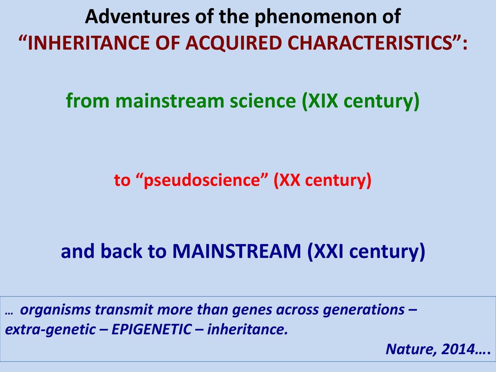 On the advent of the new EVOLUTIONARY SYNTHESIS in BIOLOGY - ppt download