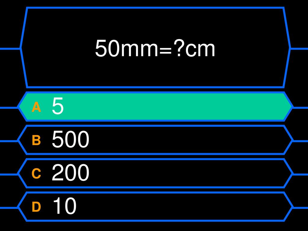 Question 1 The Million Dollar Quiz Try To Win 1 000 000 And Earn A Spot In The Amazing Measurement Race Ppt Download