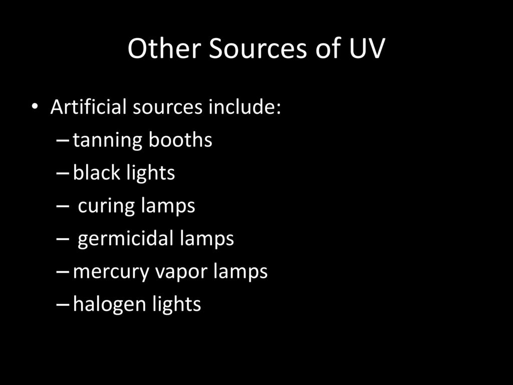sund fornuft tiltrækkende oversvømmelse UV Light. - ppt download