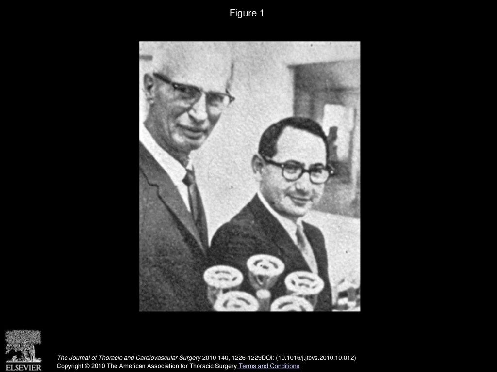 Figure 1 Lowell Edwards and Dr Albert Starr.