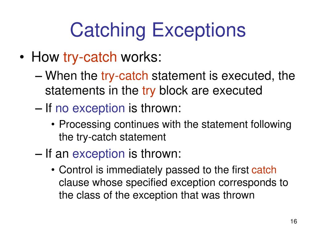 Introduction to Exceptions in Java - ppt download