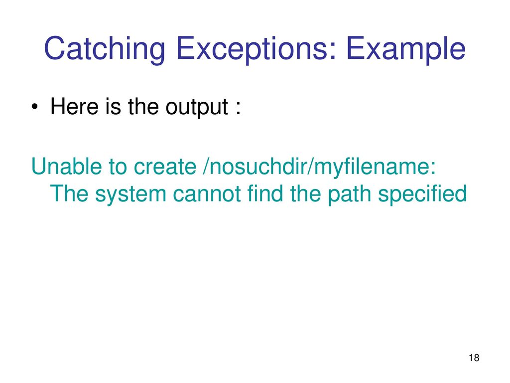 Introduction to Exceptions in Java - ppt download