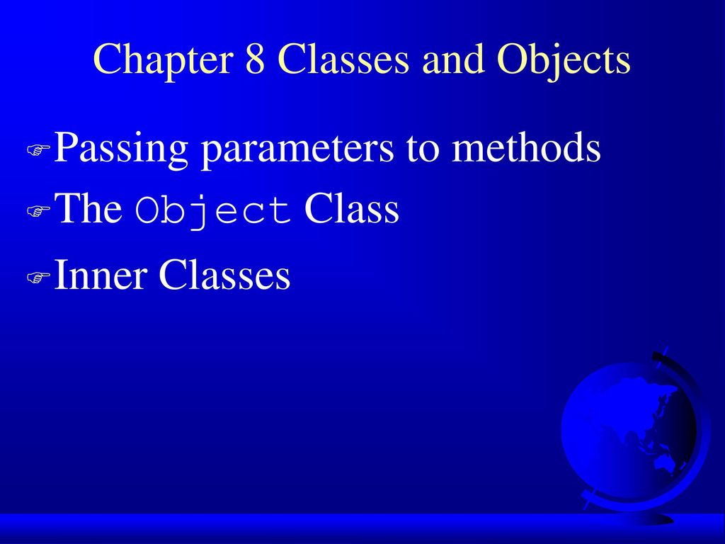 Chapter 8 classes and objects ppt download