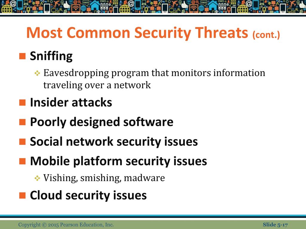 Most Common Security Threats (cont.)