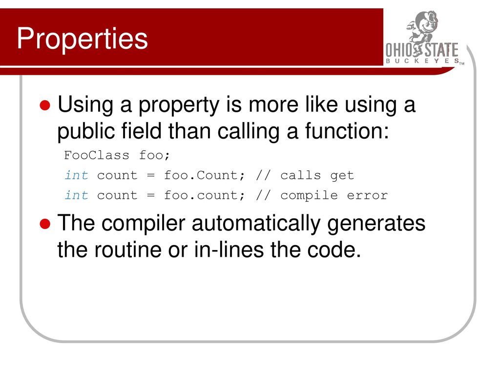 Programming in c properties ppt download