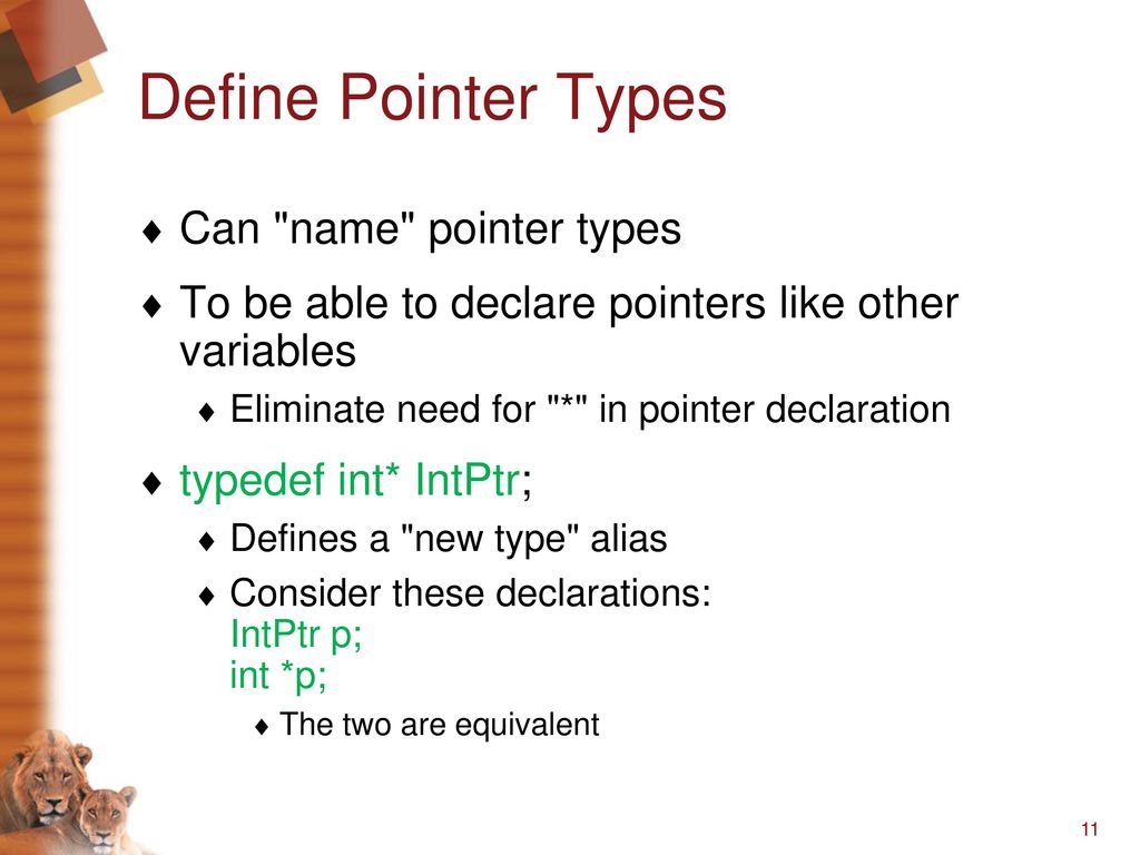 Learning Objectives Pointers Pointer in function call - ppt download