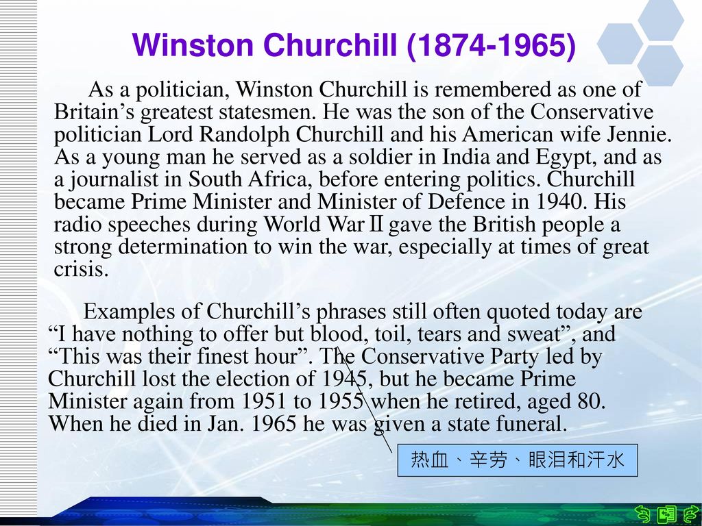 Winston Churchill ( )