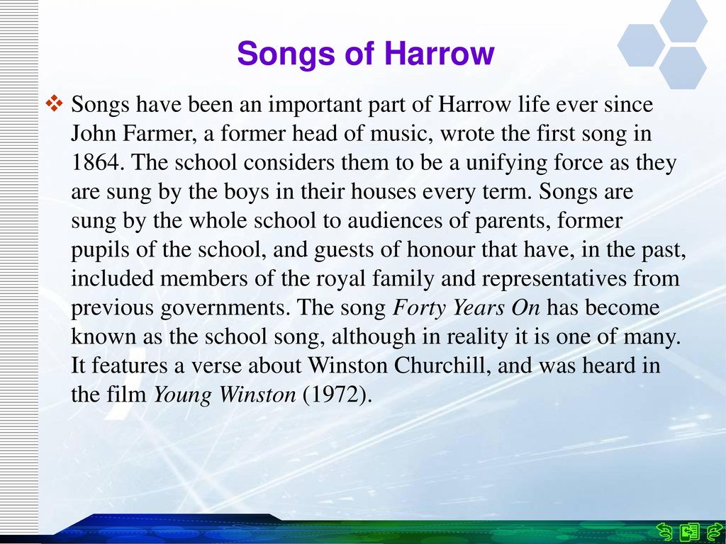 Songs of Harrow