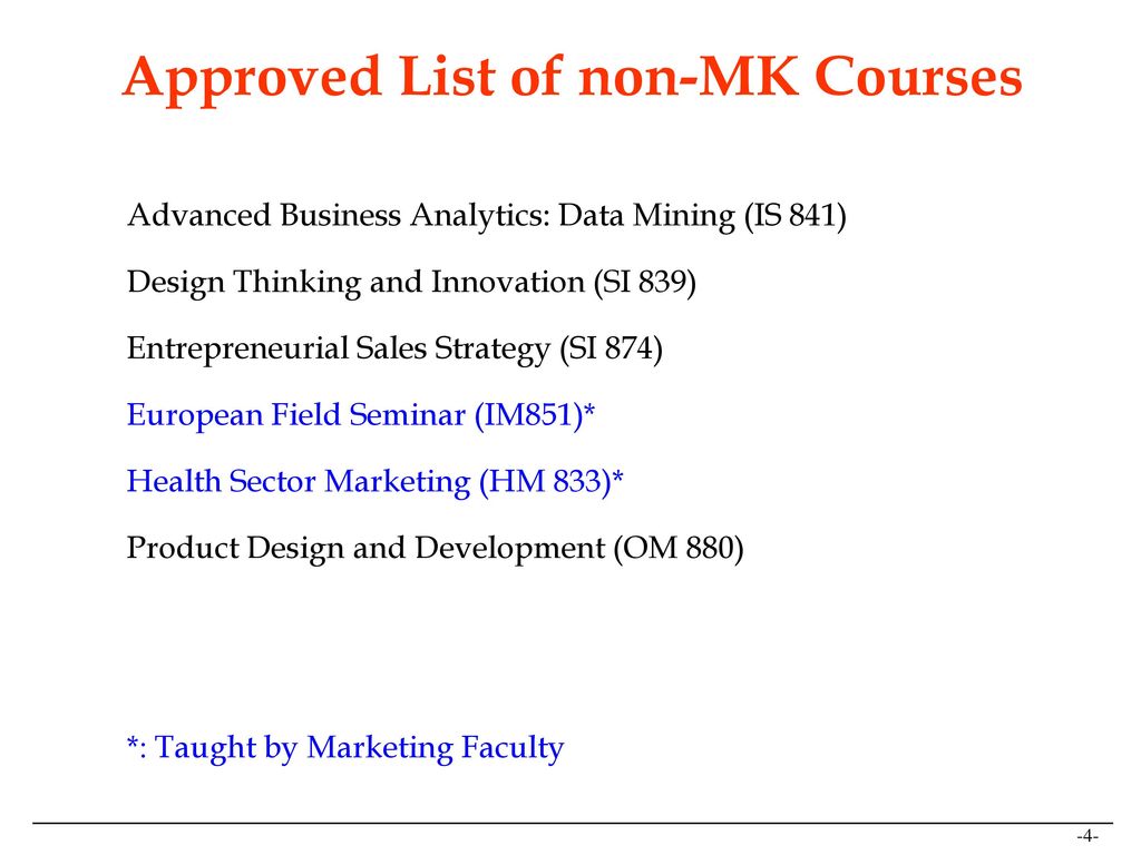 Marketing Concentration - ppt download
