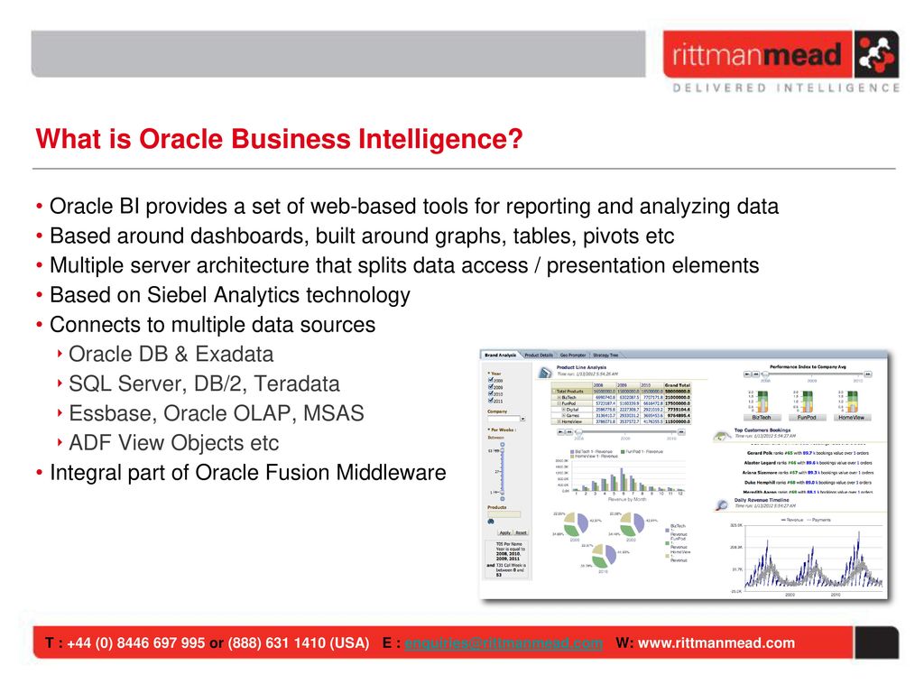 oracle bi tools oracle bi tools