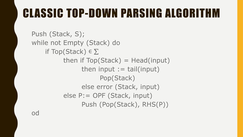 COP4620 – Programming Language Translators Dr. Manuel E. Bermudez - ppt ...