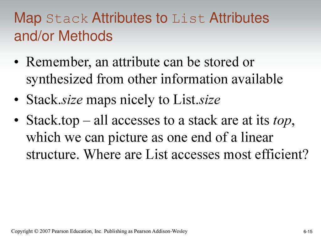 Chapter 6: The Stack Abstract Data Type - ppt download