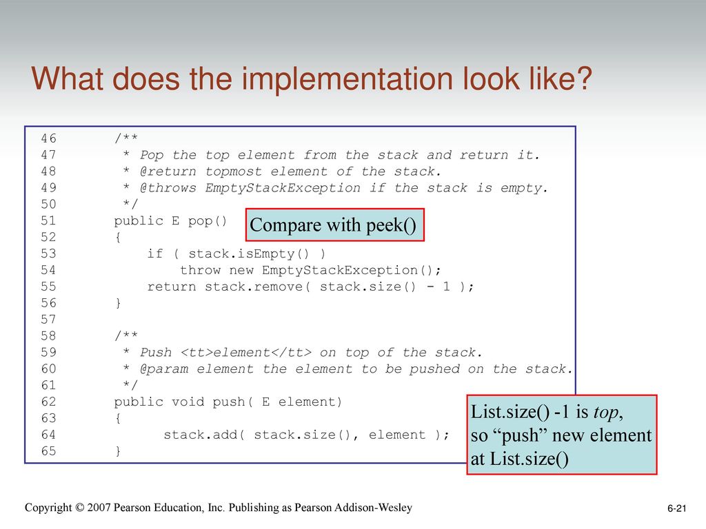 Chapter 6: The Stack Abstract Data Type - ppt download