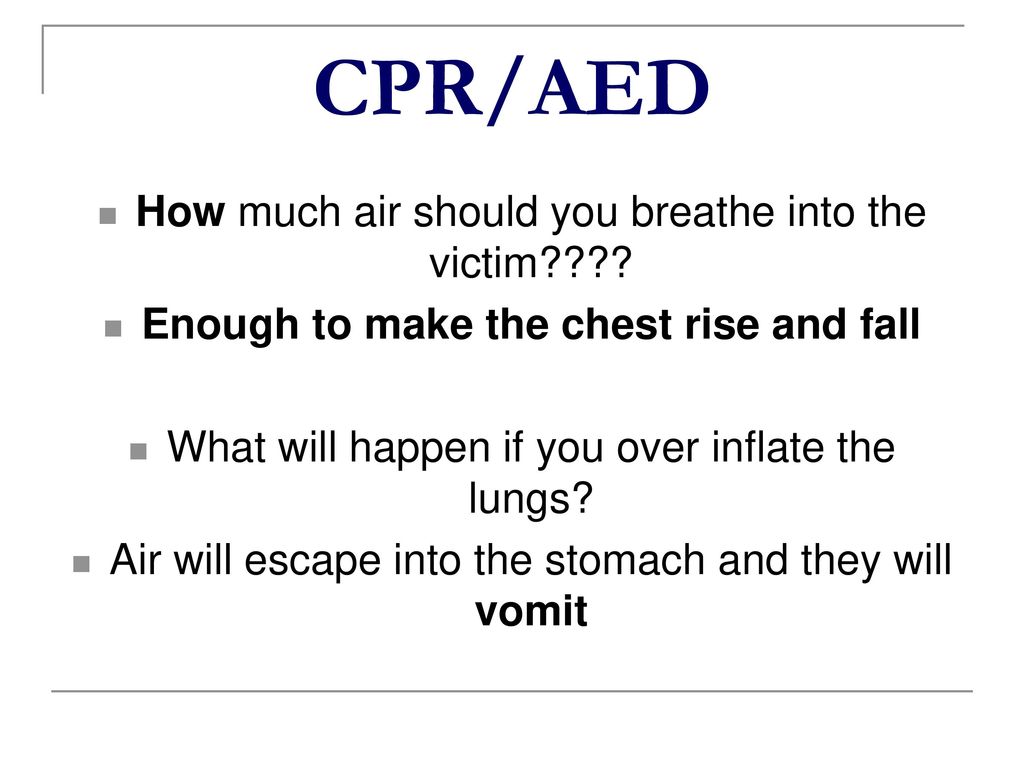 CPR/AED VIDEO Professional Rescuer 3 mins - ppt download