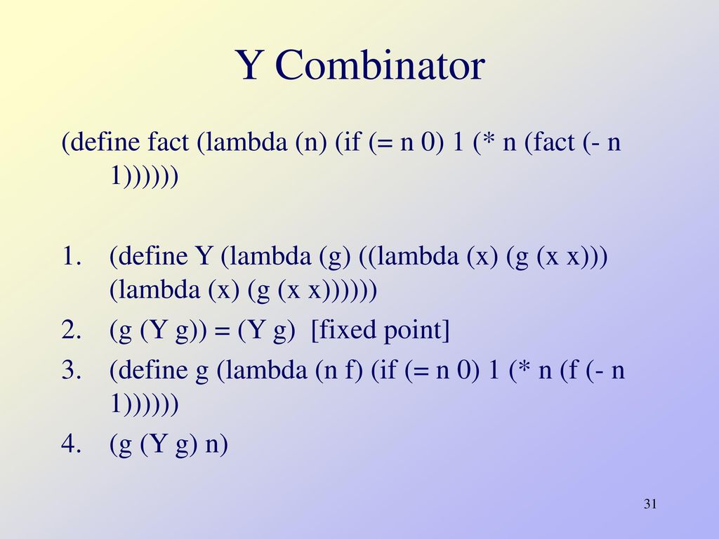 September 4 1997 programming languages cs 550 lecture 6 summary