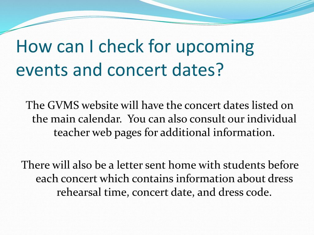 The Valley Middle School Music Department presents ppt download