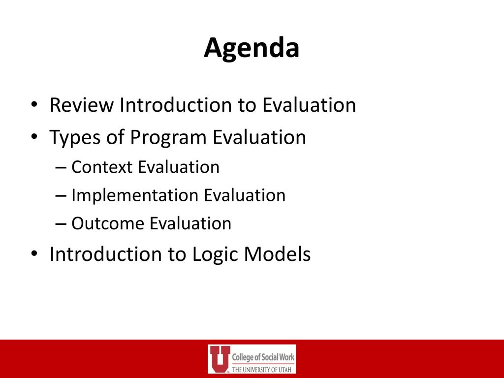 Introduction to program evaluation ppt download