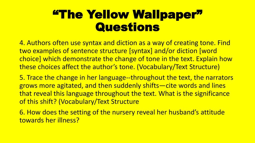 The Yellow Wallpaper and The Cask of Amontillado  Tammaila Reed Ms Moore  ENGL 1301 2 March 2020  Studocu
