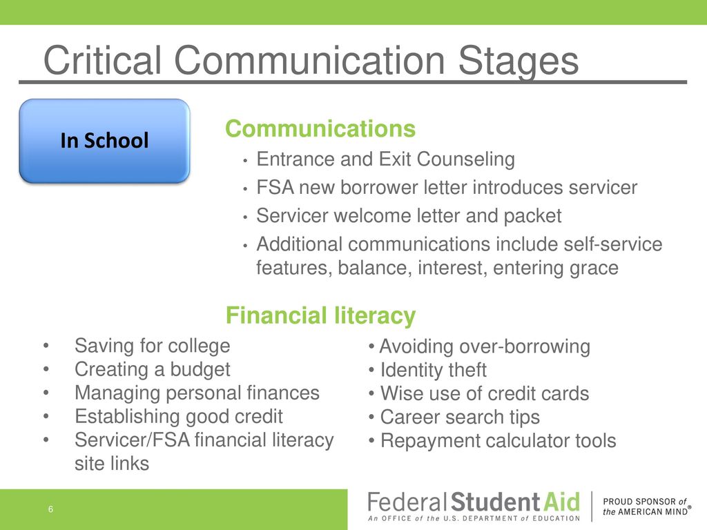 Critical Communication Stages