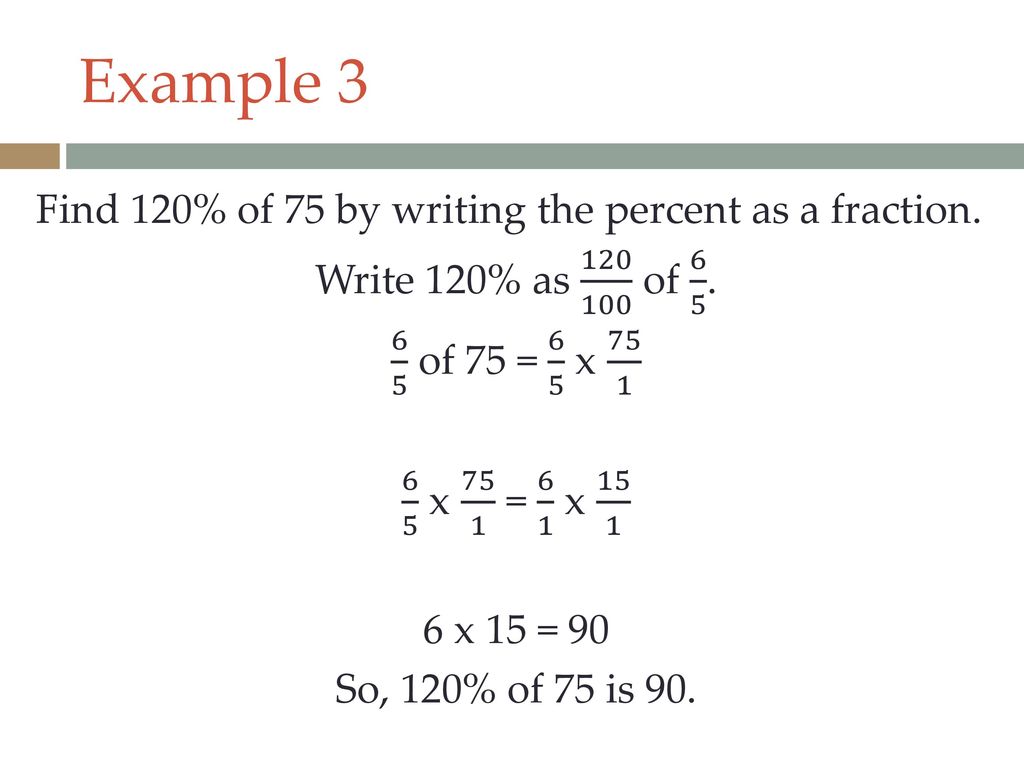 Percent Of A Number Lesson Ppt Download