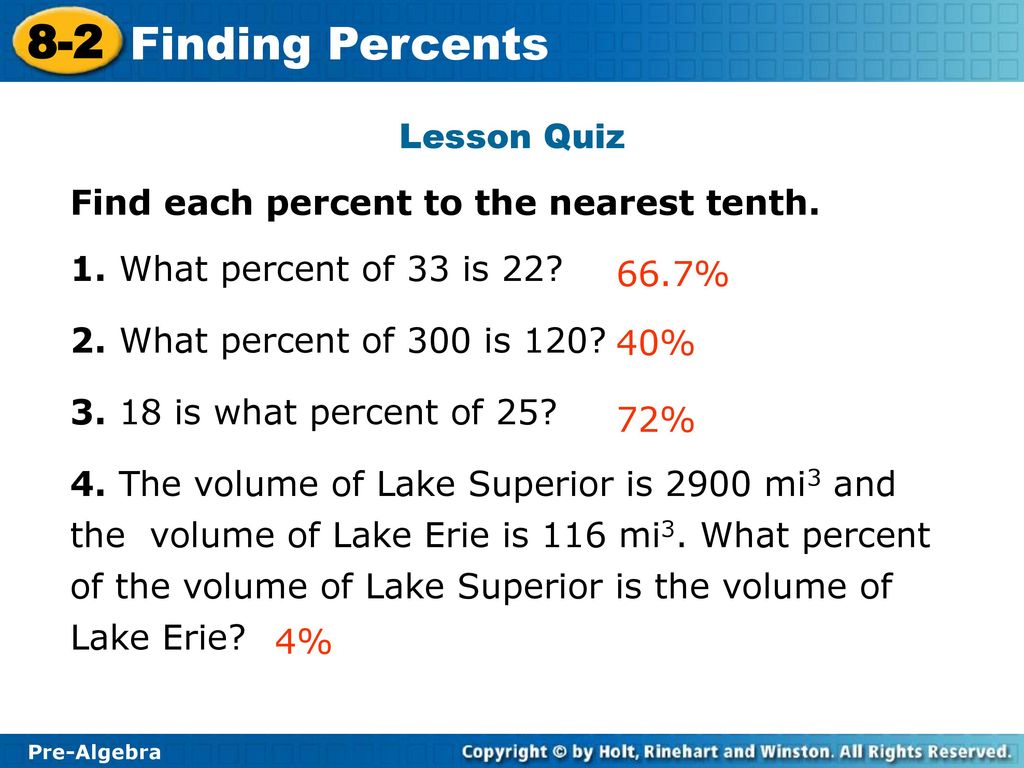 8 2 Finding Percents Warm Up Problem Of The Day Lesson Presentation percentage-formula-how-to-calculate-examples-and-faqs-41-off