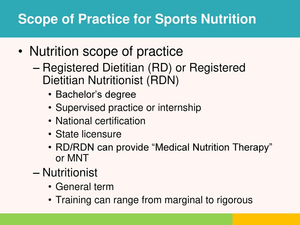 Introduction To Sports Nutrition Ppt Download