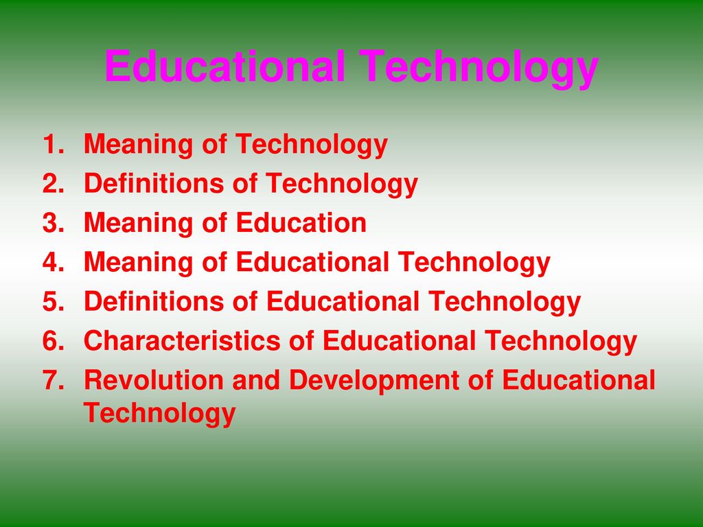 educational technology ki definition