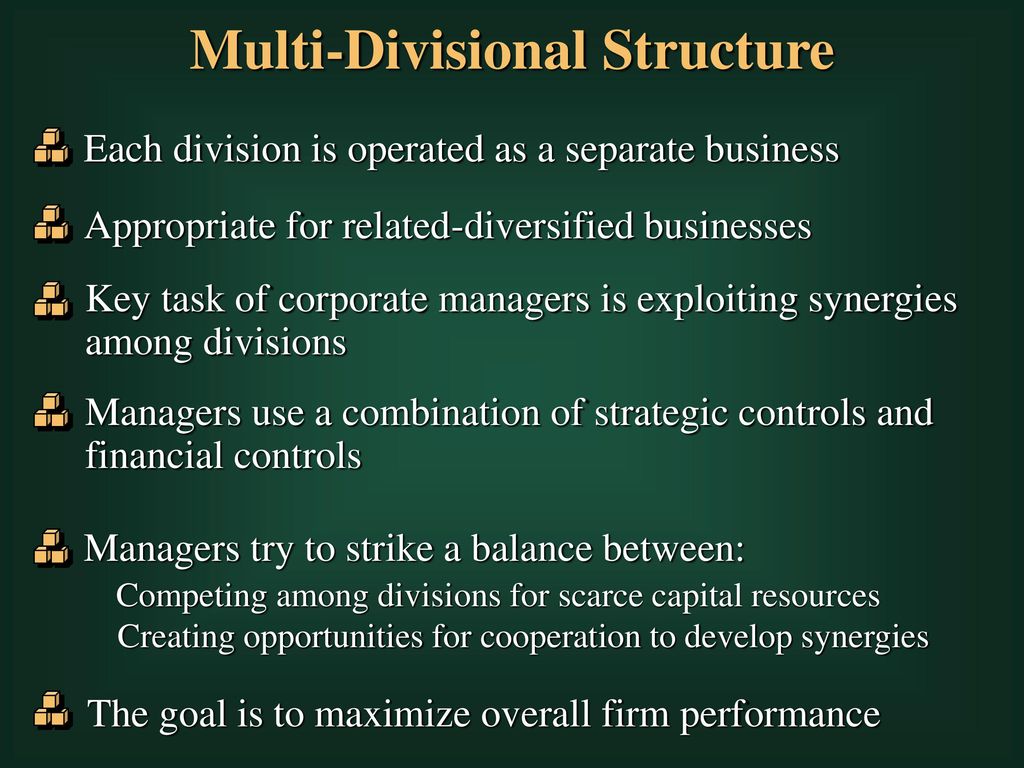 Multi-Divisional Structure