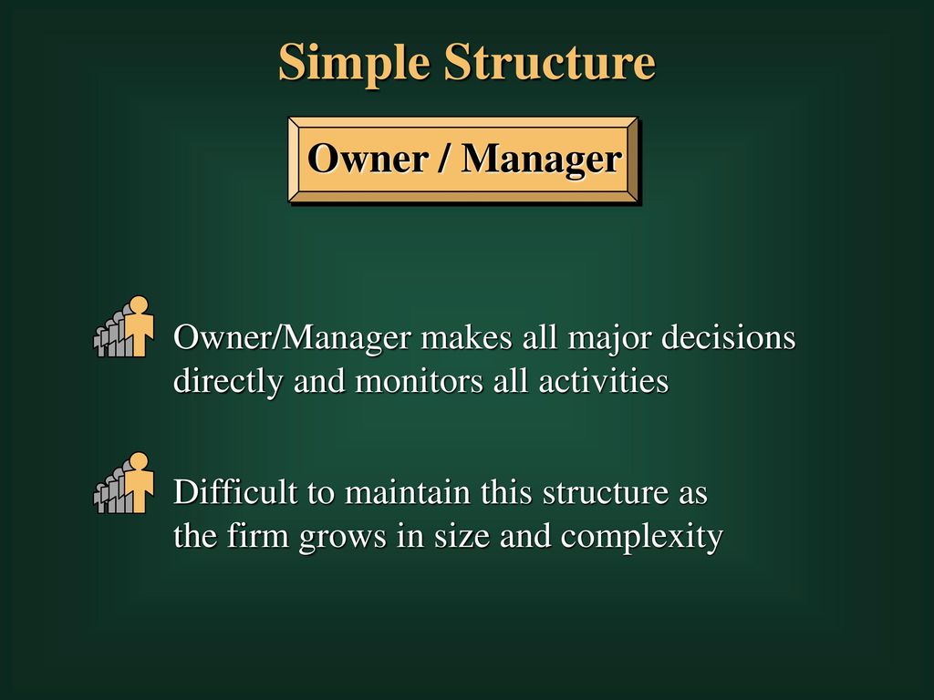 Simple Structure Owner / Manager