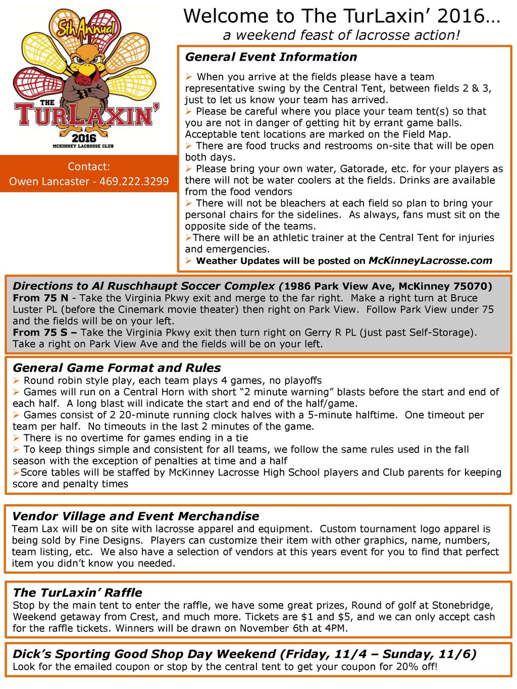 to The TurLaxin’ 2016… ppt download