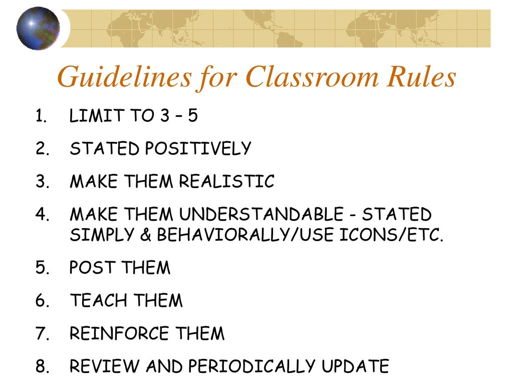 Using positive behavior support in the classroom primary prevention