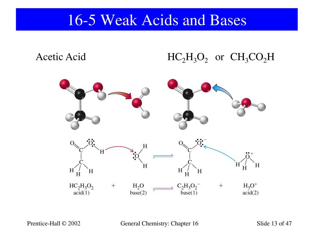 Weak acid.