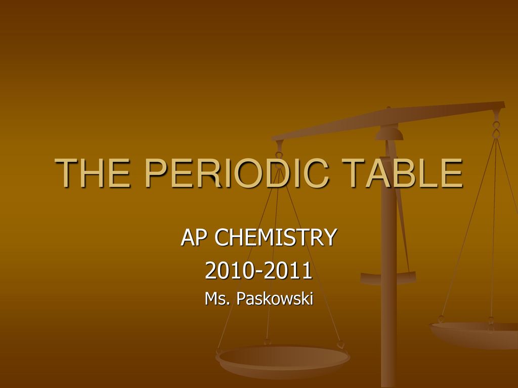 Ap Chemistry Ms. Paskowski - Ppt Download