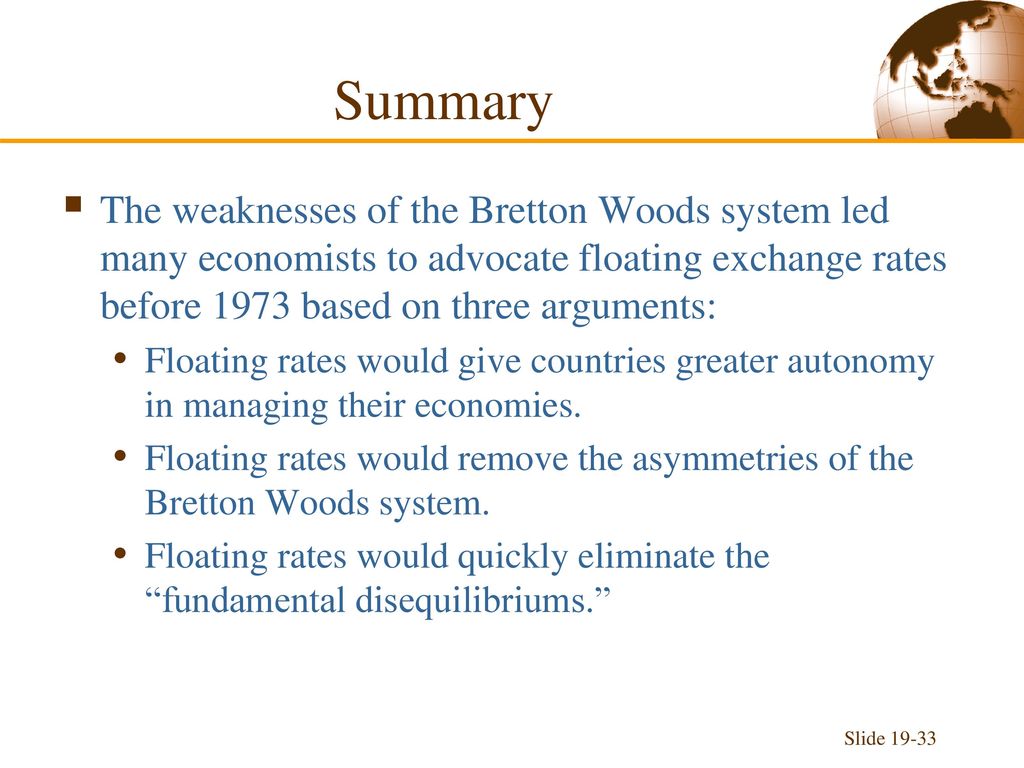 Chapter 19 Macroeconomic Policy And Coordination Under Floating Exchange Rates Ppt Download