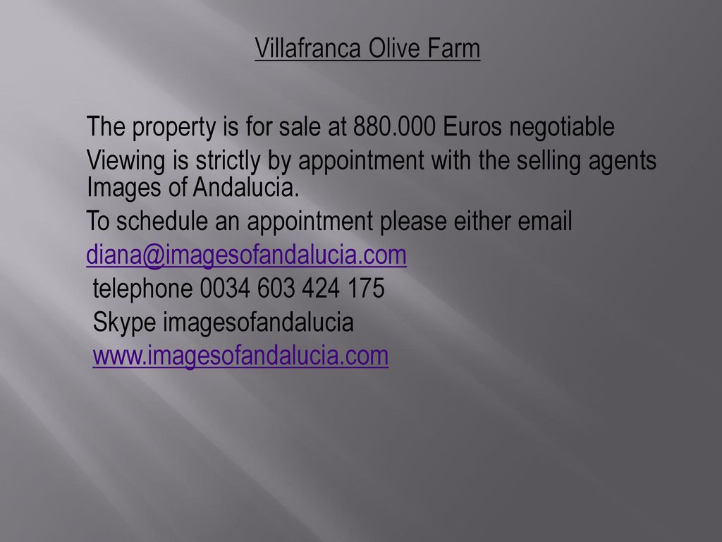 Villafranca Olive Farm