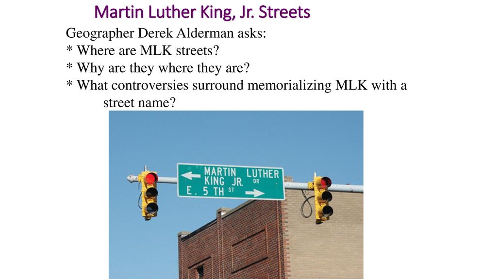 Martin Luther King, Jr. Streets